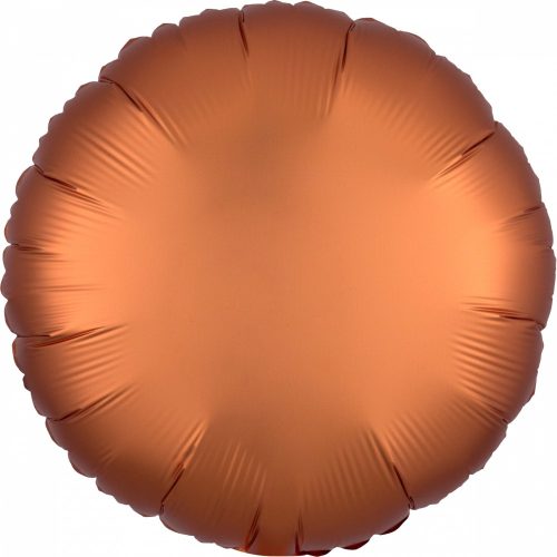 Satin Amber cerc balon folie 43 cm