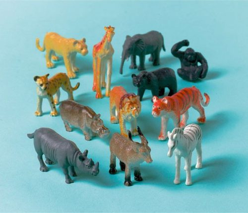 Junglă figurine din plastic set de 12 figurine din plastic.