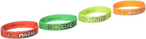Super Mario Mushroom World set de brățări 6 bucăți