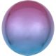 Ombré Purple and Blue Sfera balon folie 40 cm
