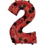Disney Mickey  Balon din folie cifra 2 - 66 cm