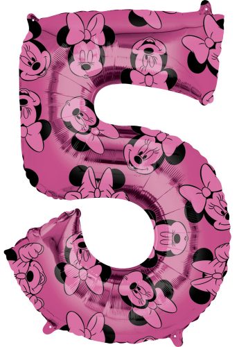 Disney Minnie balon folie număr 5 66 cm Disney Minnie balon folie număr 5 66 cm