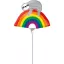 Leneș Rainbow balon mini folie 25 cm (WP)