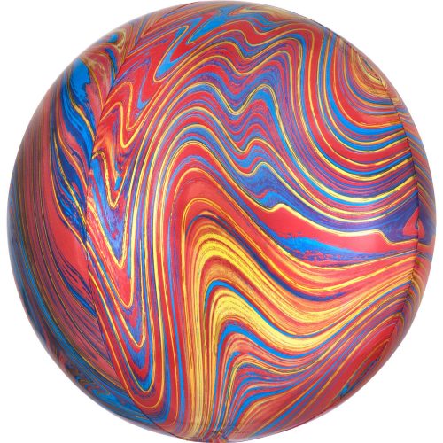 Colorful, Colorat sfera balon folie 40 cm