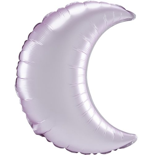 Satin Pastel Pink balon folie lună 43 cm