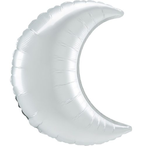 White Satin suport balon folie 43 cm