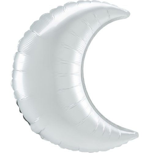 White Satin suport balon folie 89 cm