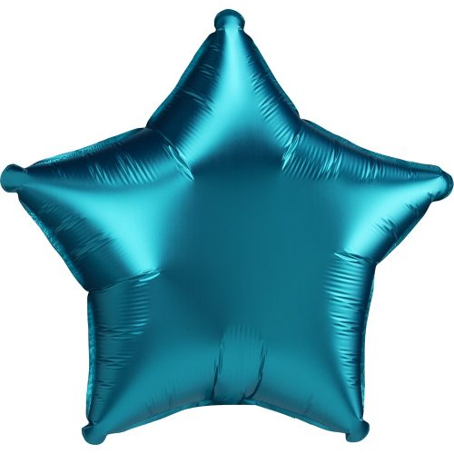 Satin Aqua Stea balon folie 43 cm