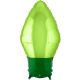 Bec verde de Crăciun balon folie 55 cm