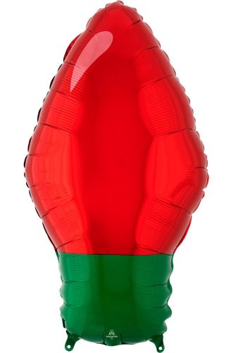 Bec roșu de Crăciun balon folie 55 cm