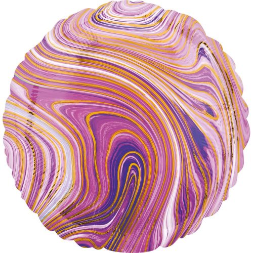 Purple Circle, Violet balon folie 43 cm