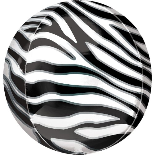Zebră model Sfera balon folie 40 cm