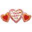 Iubire Balon de folie Happy Valentine's Day 86 cm