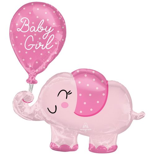 Bebe Girl Elefant balon folie 78 cm