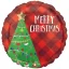 Crăciun Balon folie Merry Christmas 45 cm
