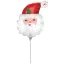 Crăciun Red Moș Crăciun mini balon din folie (WP)