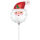 Crăciun Red Moș Crăciun mini balon din folie (WP)