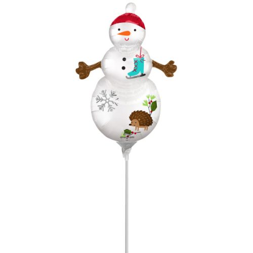 Omul de zăpadă Woodland mini balon folie (WP)