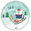 Crăciun Let it Snow i balon folie 43 cm