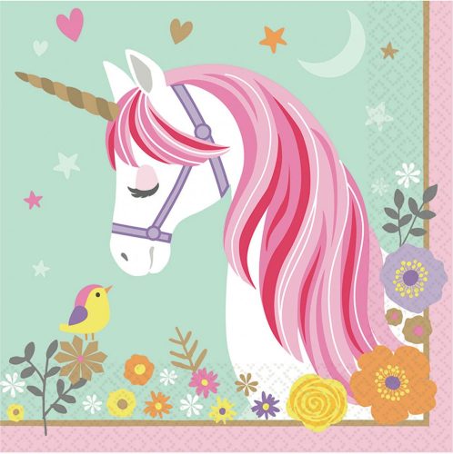 Unicorn Believe șervețel 16 bucăți 33x33 cm
