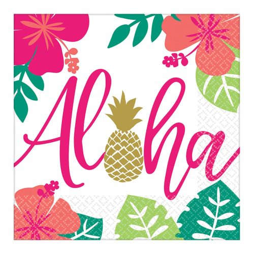 Aloha Pineapple șervețele 16 buc 33x33 cm