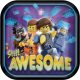 Lego Movie farfurie de hârtie aventură 8 buc 18 cm