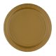 Colorat Gold Farfurie de hârtie aurie 8 buc 23 cm
