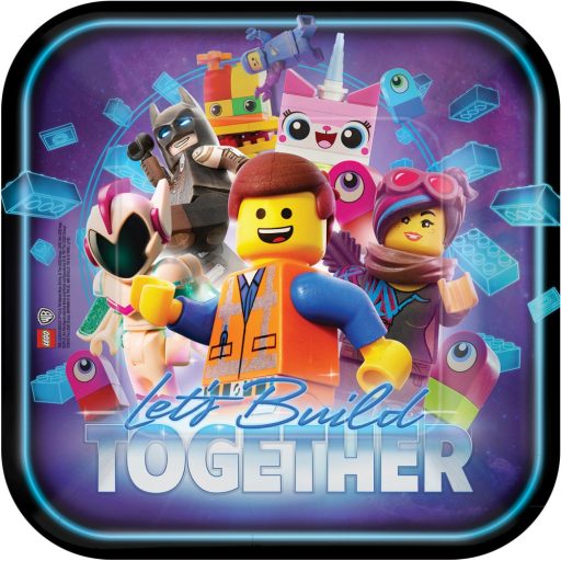 Lego Movie farfurie de hârtie aventură 8 buc 23 cm