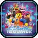 Lego Movie farfurie de hârtie aventură 8 buc 23 cm