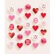 Iubire Happy Valentine's Day decor suspendat set 5 buc.