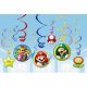 Super Mario Mushroom World set decorativ cu panglici de 12 bucăți