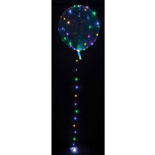 Colorat Balon LED luminos, transparent