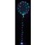 Colorat Balon LED luminos, transparent