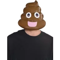 Halloween Poophead Masca de plastic Emoji