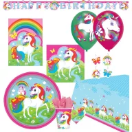 Unicorn Meadow set de petrecere 56 de piese