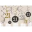 La mulți ani Happy Birthday Gold 21 Set de Decorare Panglică 12 buc