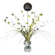 La mulți ani Gold Decorațiune de masă Happy Birthday