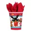 Bing Red Pahar de hârtie 8 buc 250 ml