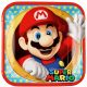 Super Mario Mushroom World farfurie din hârtie 8 buc 23 cm