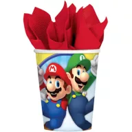 Super Mario Mushroom World pahar de hârtie 8 buc 250 ml