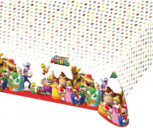 Super Mario Mushroom World față de masă din plastic 120x180 cm