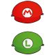 Super Mario Mushroom World Pălărie de petrecere 8 buc.