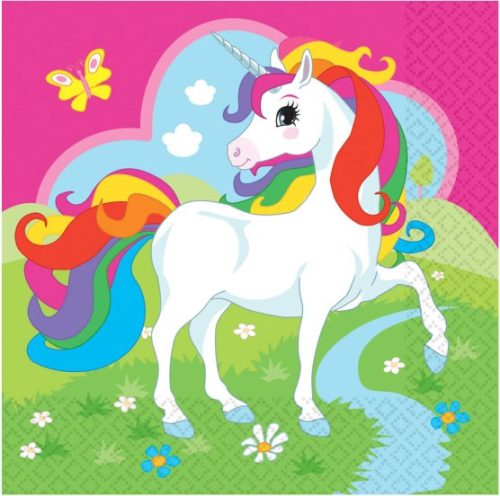 Unicorn Meadow șervețel 20 bucăți 33x33 cm