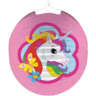 Unicorn Pink Lampion 25 cm