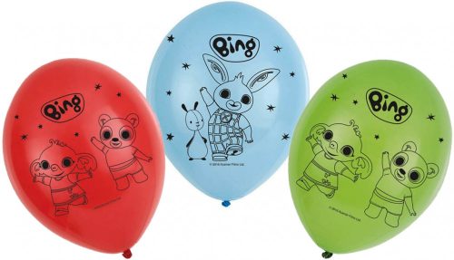 Bing Red balon, balon 6 bucăți 11 inch (27,5 cm)