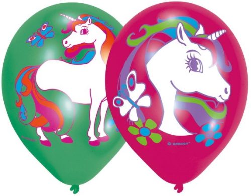 Unicorn Magic balon, balon 6 bucăți 11 inch (27,5 cm)