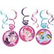 Micul meu ponei Rainbow Sparkle set decorativ cu panglici (6 buc)