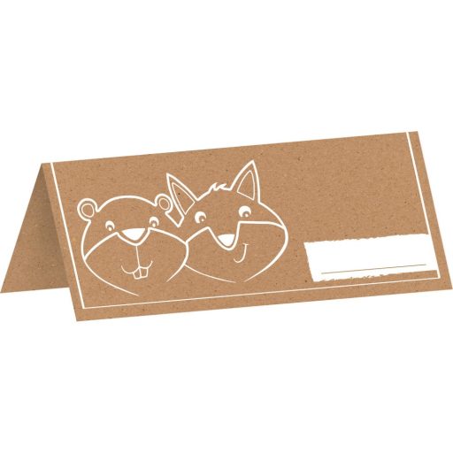 Vulpe Card de așezare Fox, set de 8