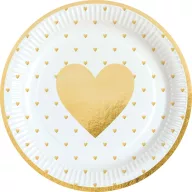 Iubire Everyday farfurie de hârtie 8 bucăți 23 cm