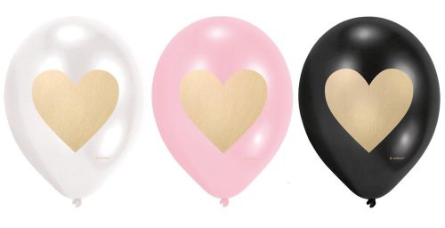 Iubire Heart balon, balon 6 bucăți 9 inch (22,8 cm)